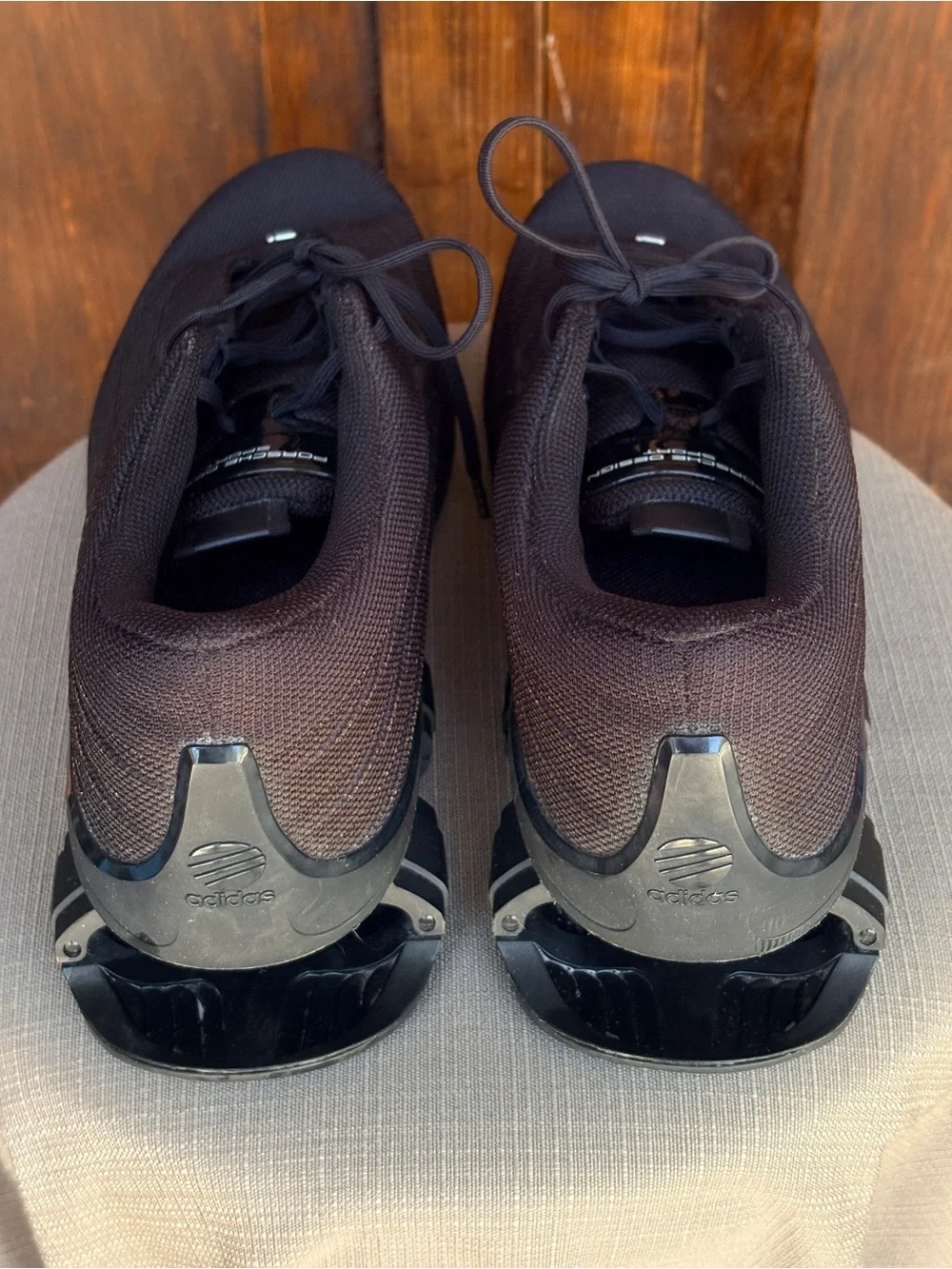 Porsche Design Black Knit Sneakers Athletic Running Shoes Men’s NWOT size 10